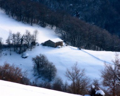 Nieve en Eugui